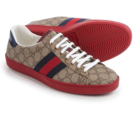 gucci supreme sneakers tennis shoes cheap|gucci ace gg suede sneakers.